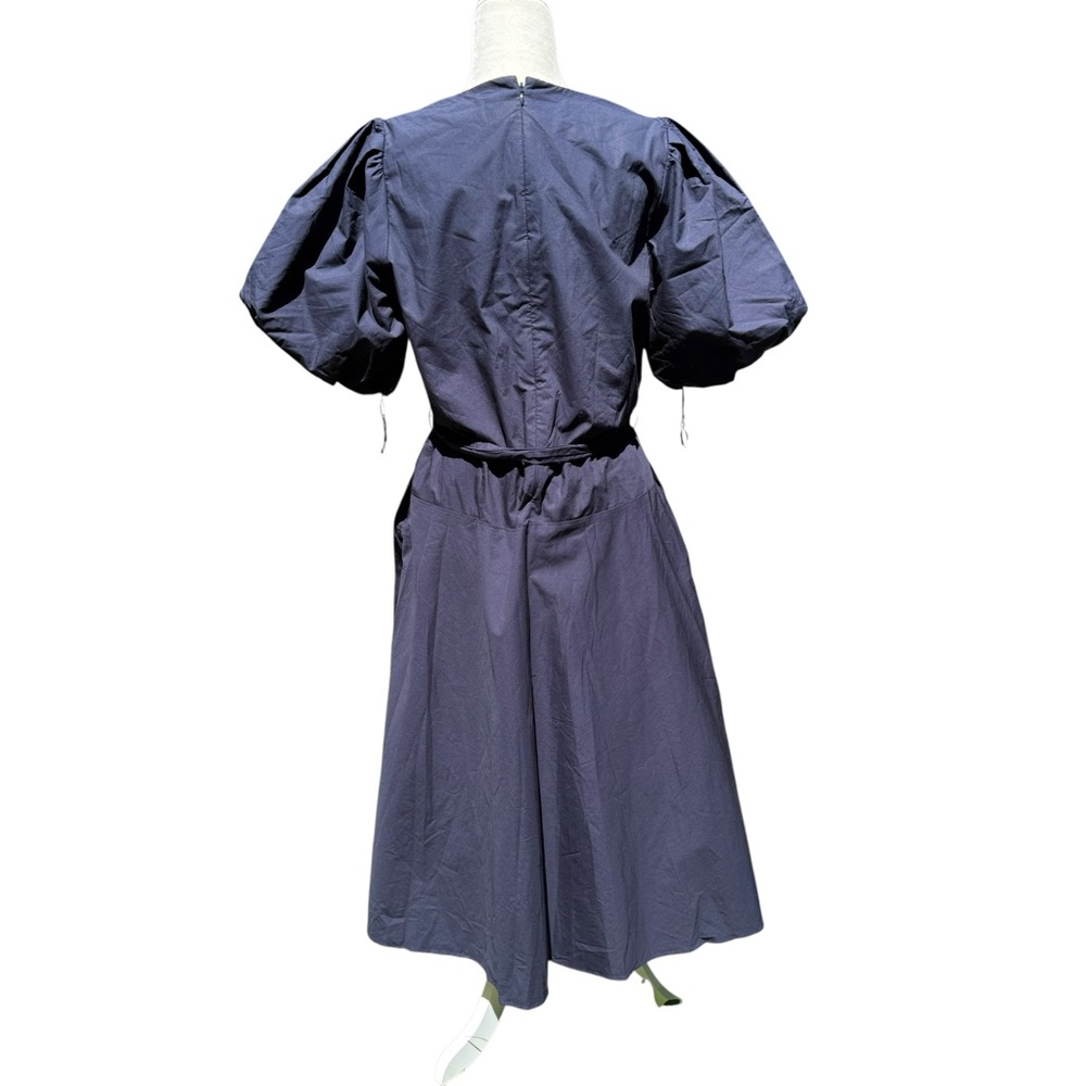NWT Banana Republic Puff Sleeve Poplin Midi Dress‎ - Picture 6 of 6